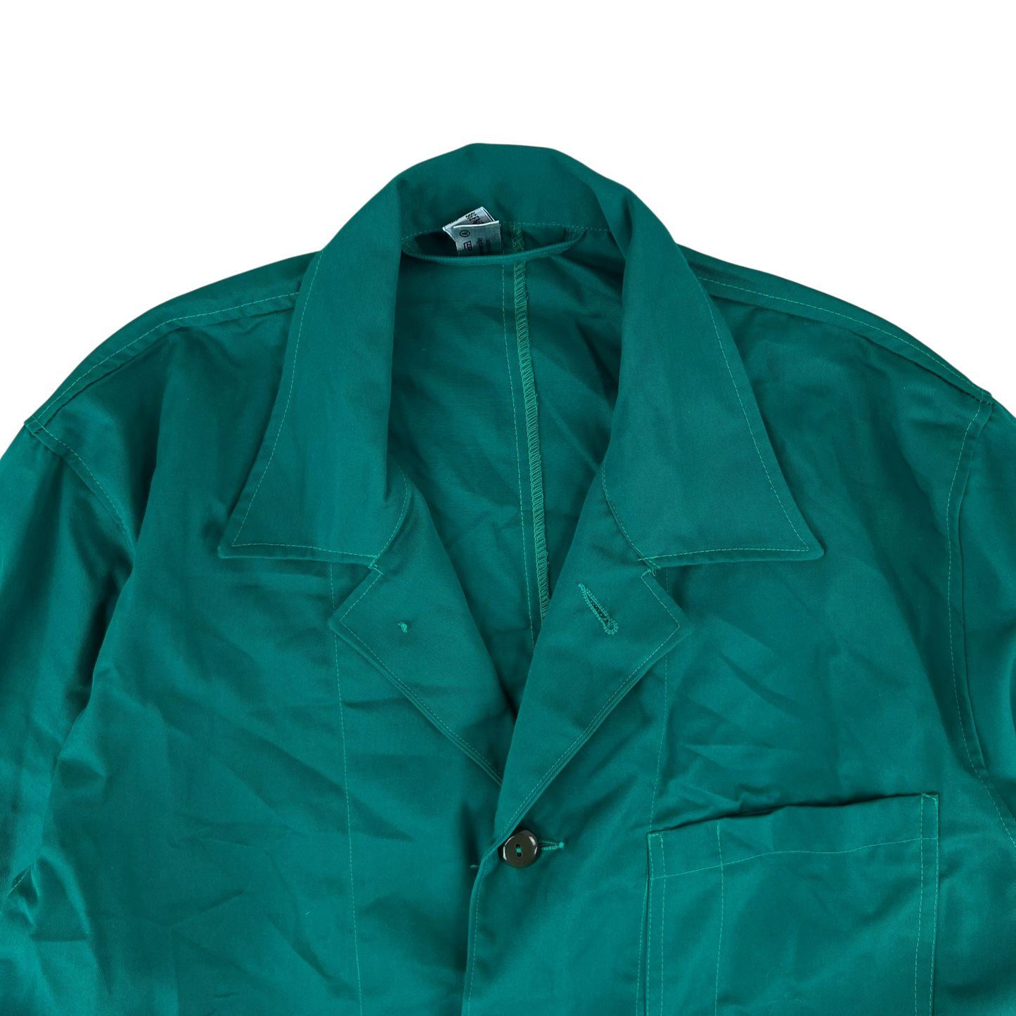 Austrian Army Green Blue Chore Coat - Large 104-108 III/IV