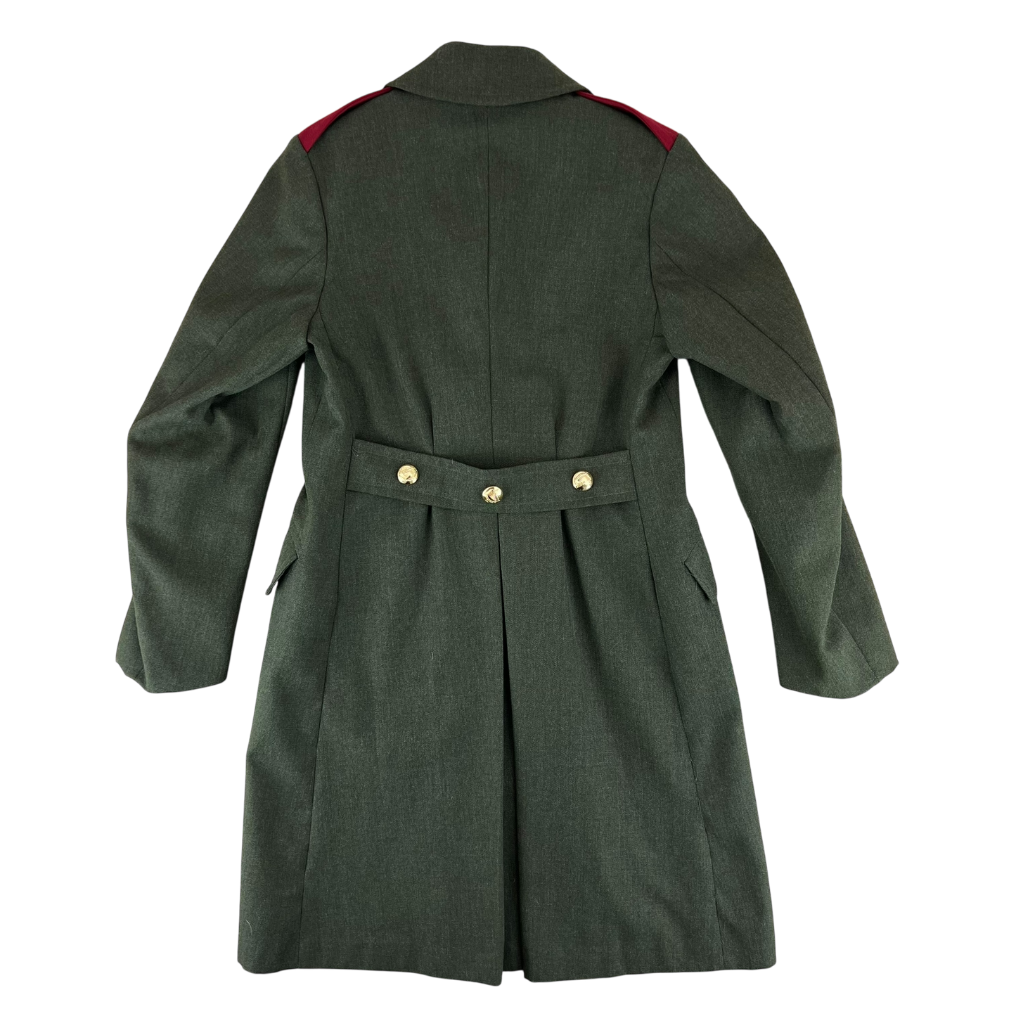 Irish Army 1980's Moss Green Greatcoat - Medium