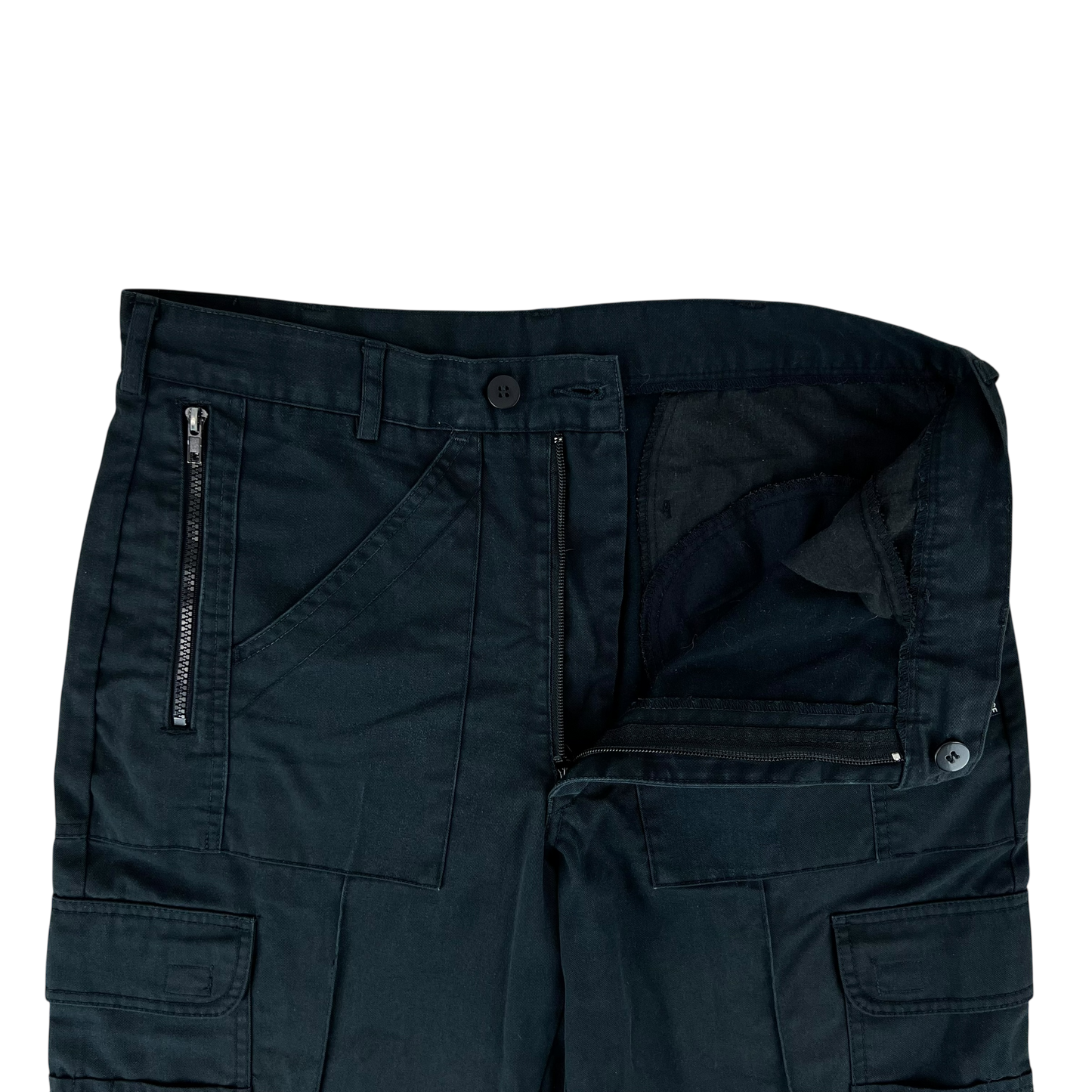 British Police MoD Black Utility Trousers - W36 L29
