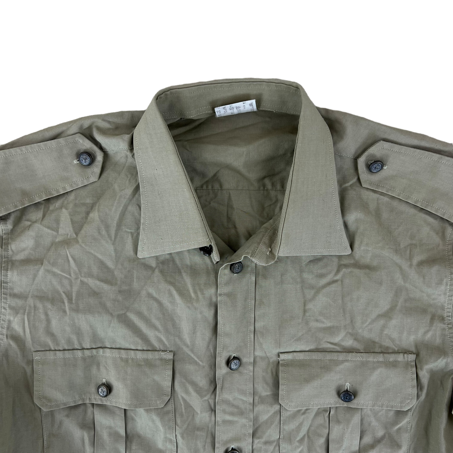 Italian Army Roma 75 Short Sleeve Safari Shirt - Medium