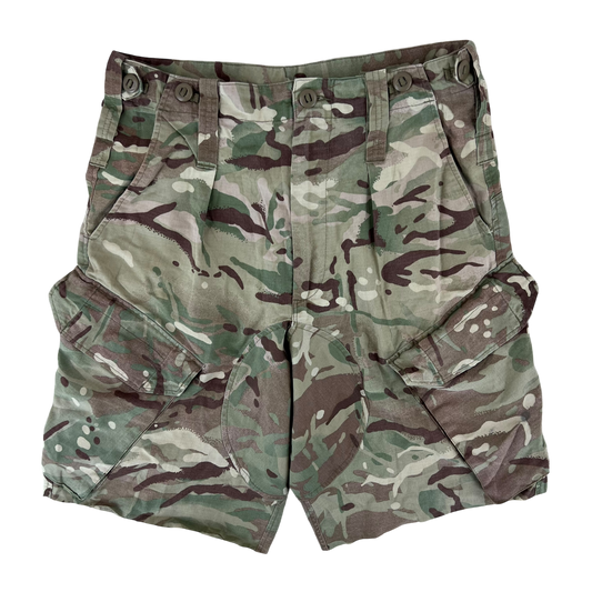 British Army MTP Camouflage Field Tailored Combat Shorts - W32