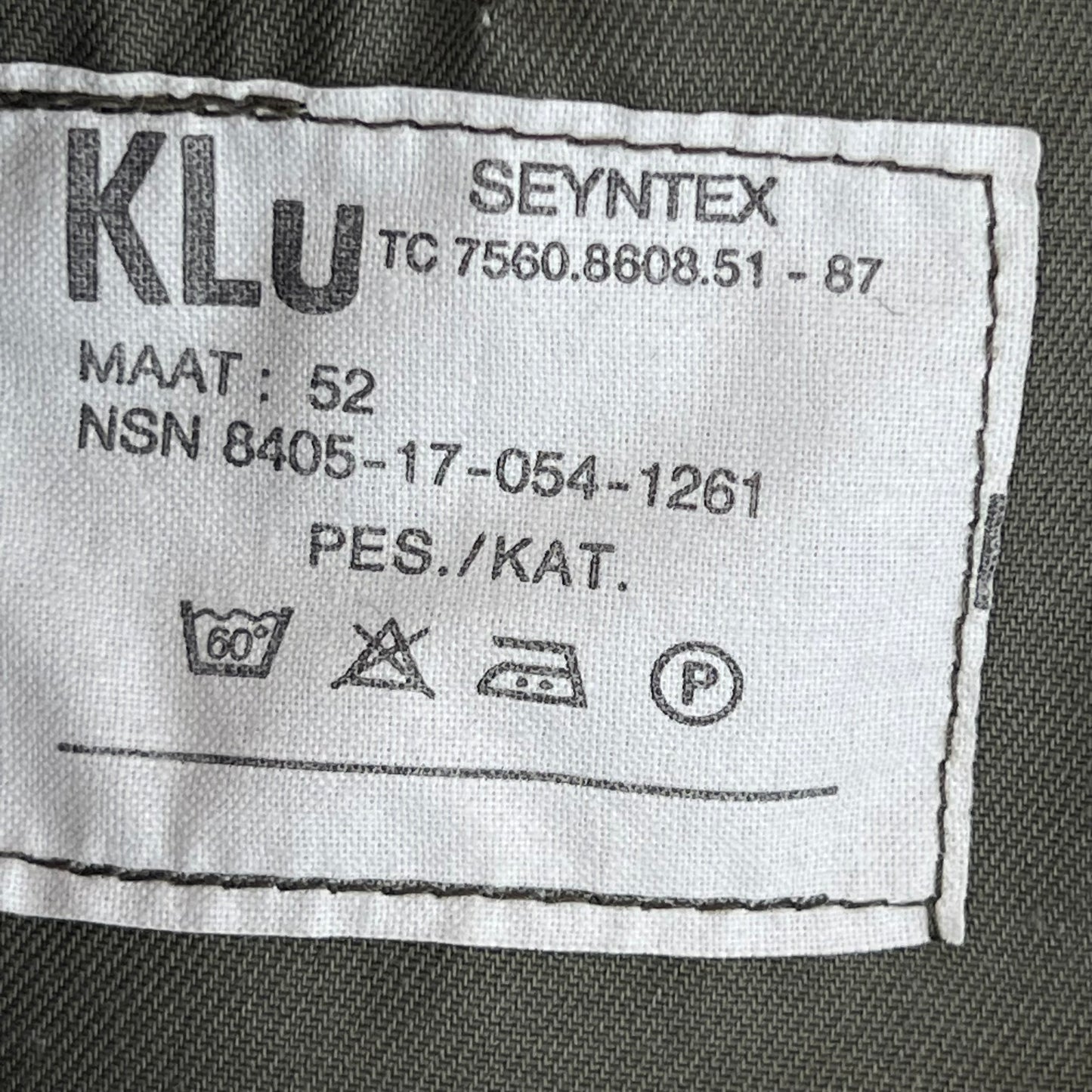 Dutch Air Force Grey Combat Trousers - W35 L30.5