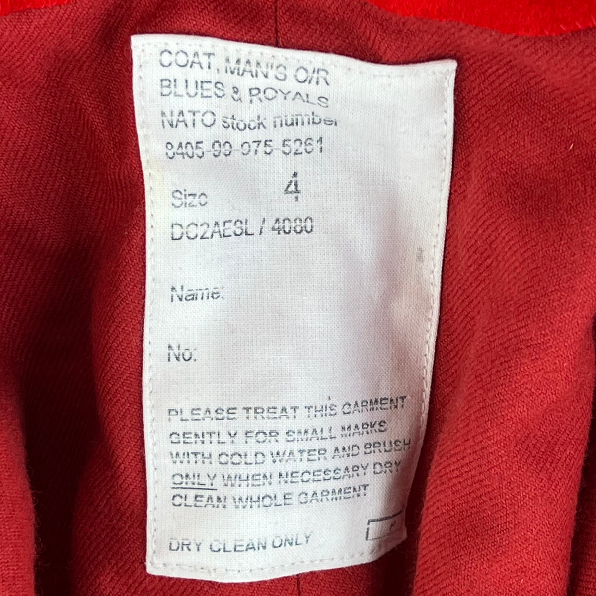 British Army Household Cavalry / Horse Guards Blues & Royals Cloak - X Large