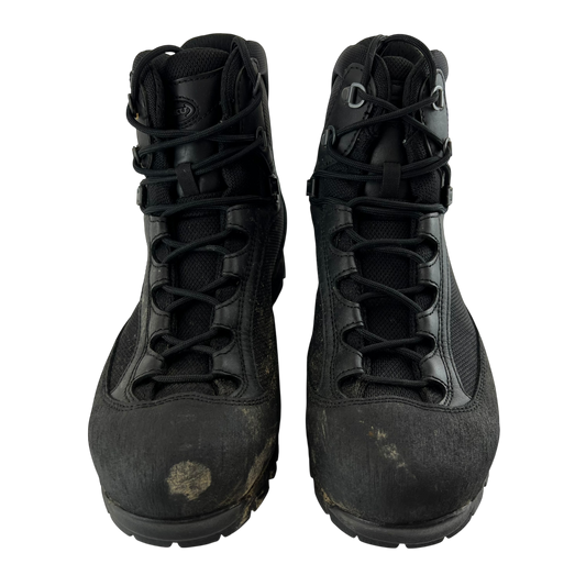British Army AKU Black Combat Boots - Size 9M