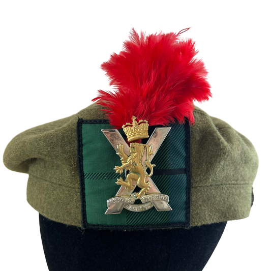 British Army Royal Regiment of Scotland Tam o Shanter w/ Plume - Medium