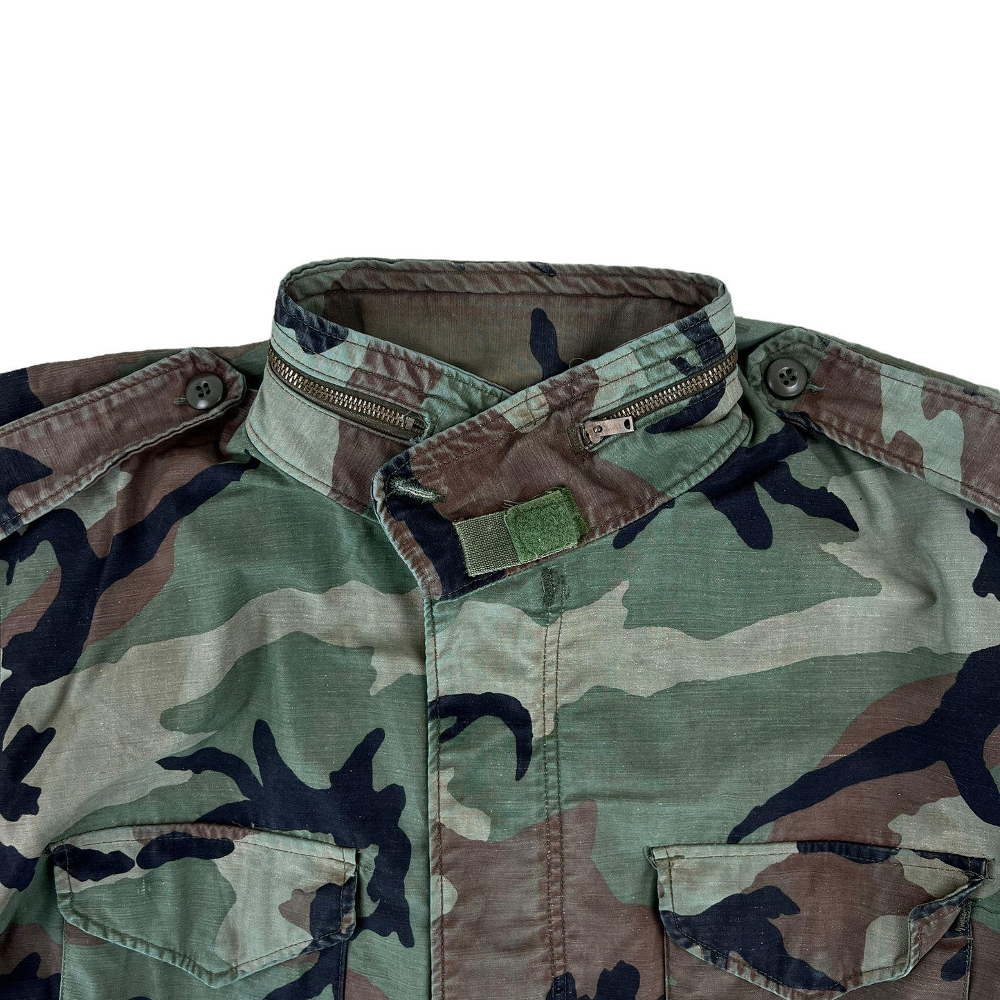 US Army M81 Woodland Camo M65 Cold Weather Field Coat - X Large