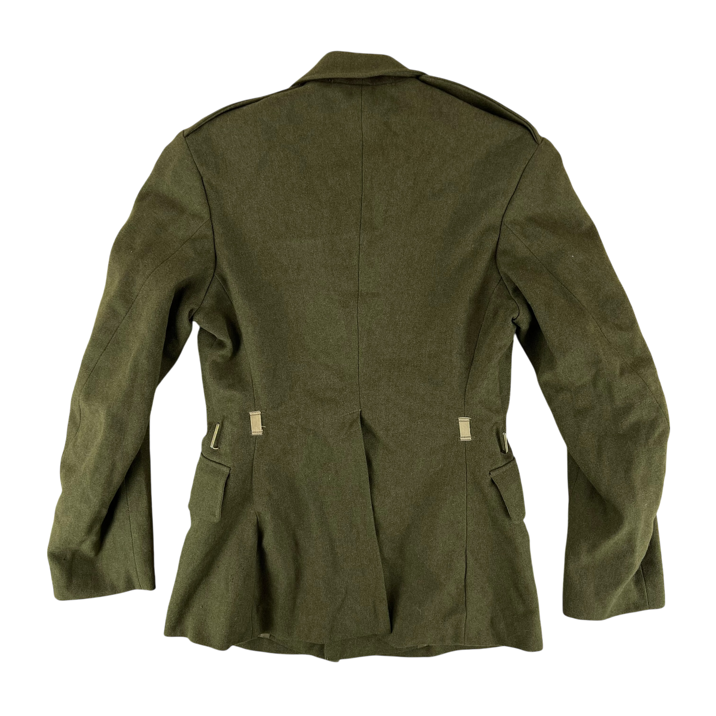 British Army 60s Pattern No. 2 Olive Green Dress Jacket - Yorkshire Volunteers - Small