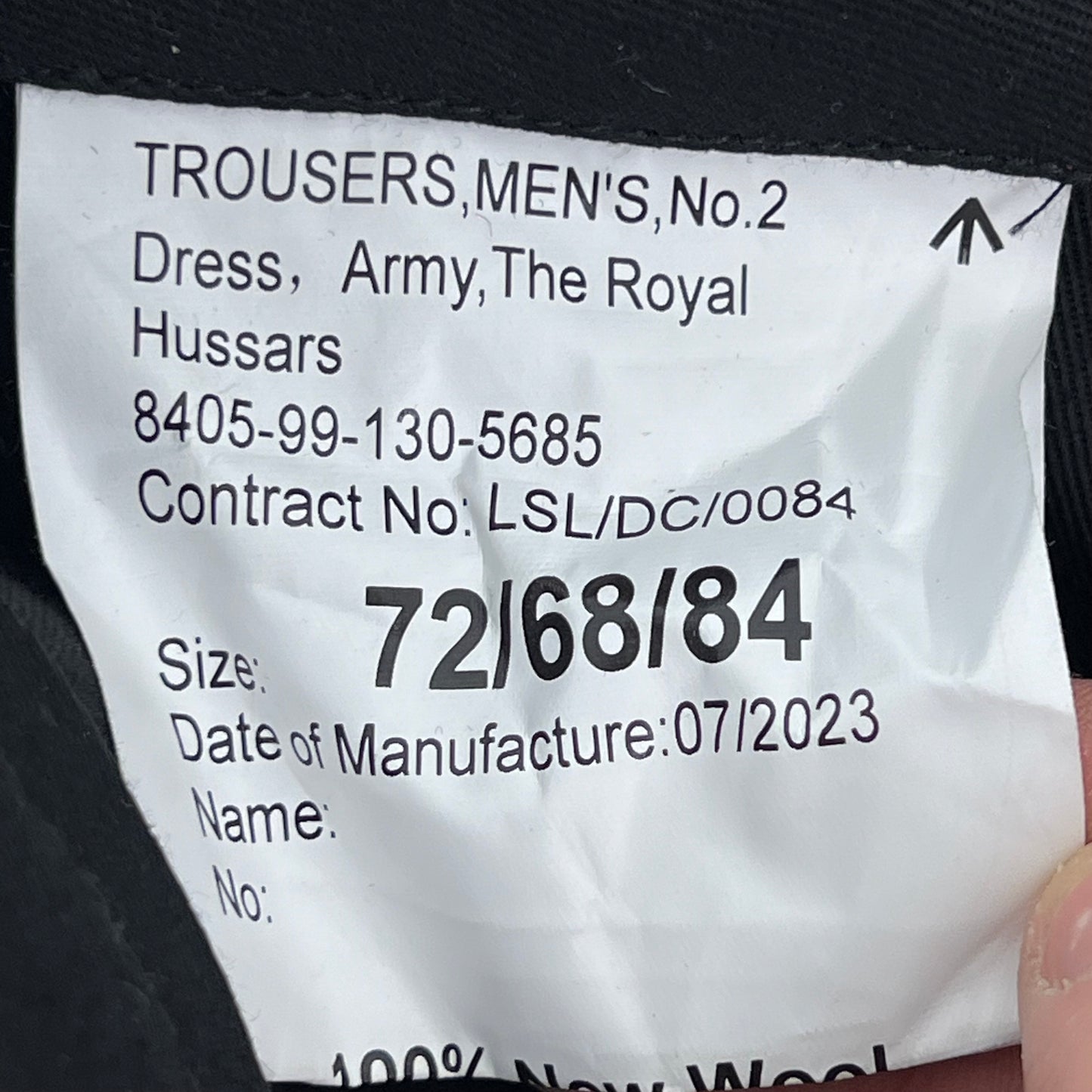 British Army Royal Hussars No. 2 Dress Trousers - W26 L28