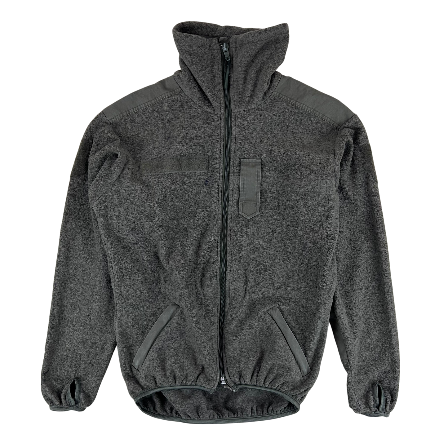 Austrian Army Olive Fleece Cardigan - Small 88-92 III/IV