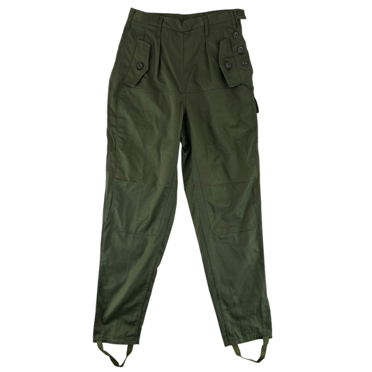Czechoslovak Army M85 Women's Olive Green Trousers - W28 L30.5