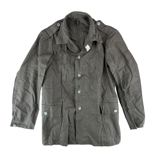 Swedish Army M40 "Grötrock" Brown Work Jacket - Medium