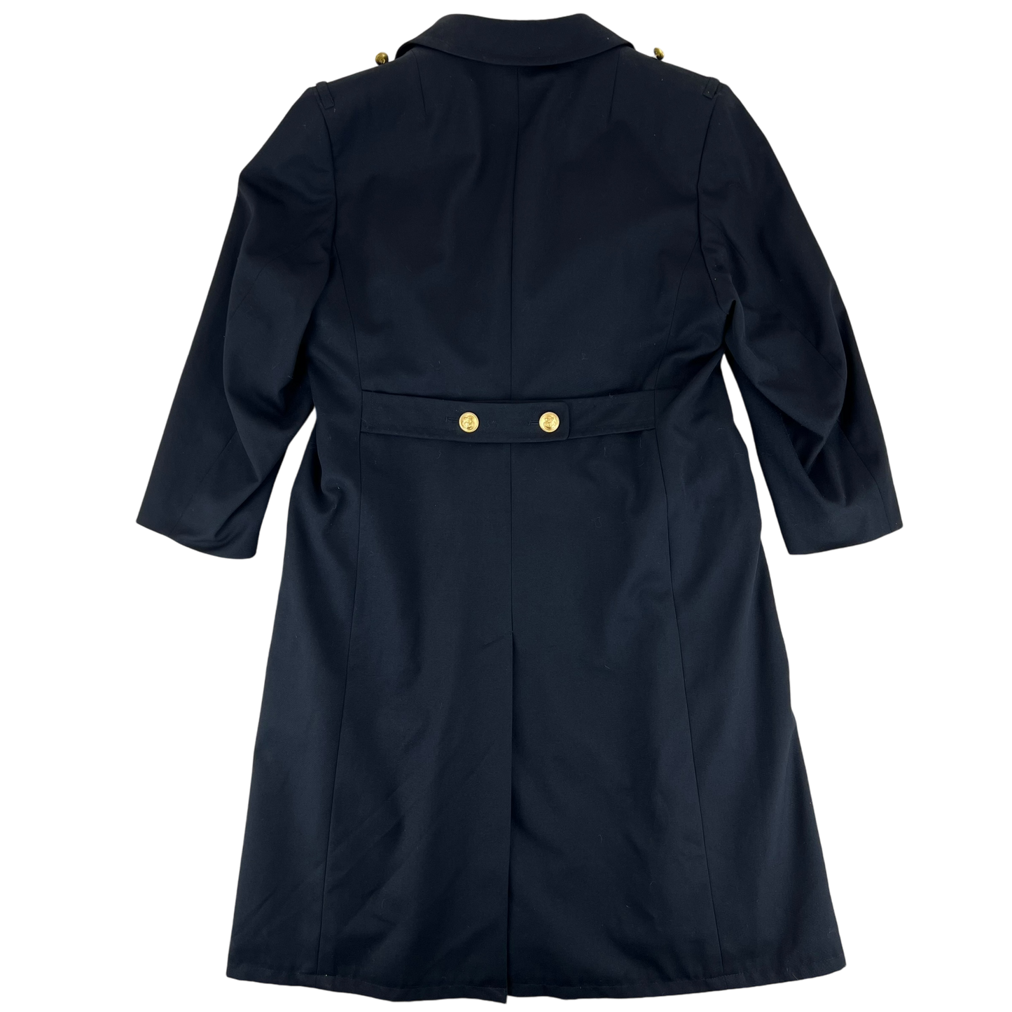 German Navy Three-quarter Gabardine Greatcoat w/ Liner - Large