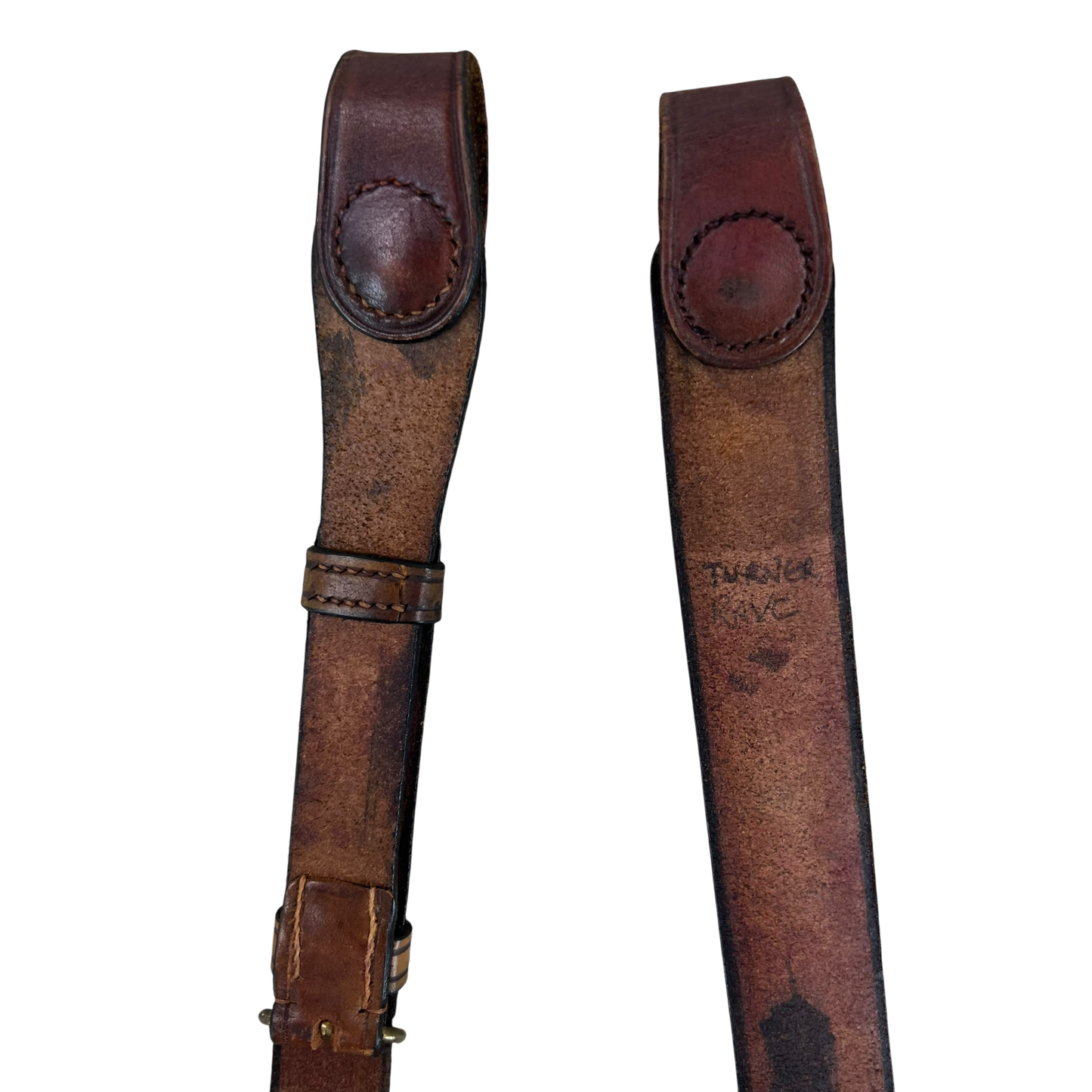 British Army Oxblood Leather Sam Browne Belt Shoulder Strap - L39