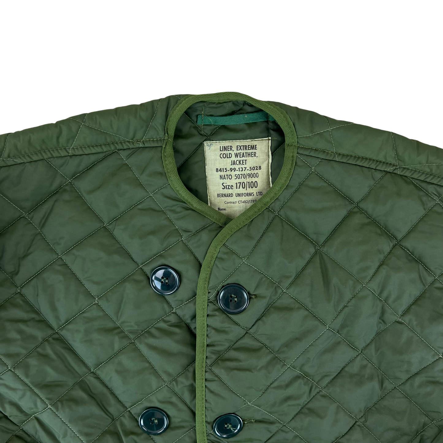 British Army Extreme Cold Weather Smock Jacket Liner - Medium 170/100