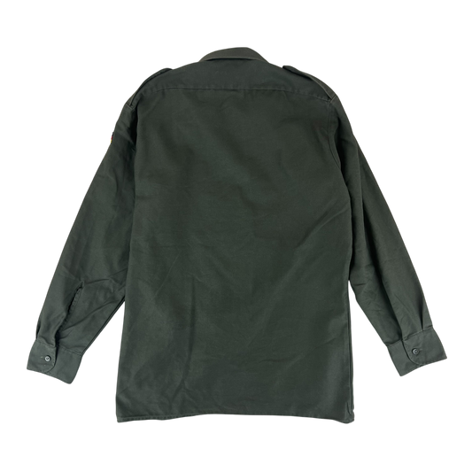 German Army Olive Green Long Sleeve Field Shirt - Medium GrNr3