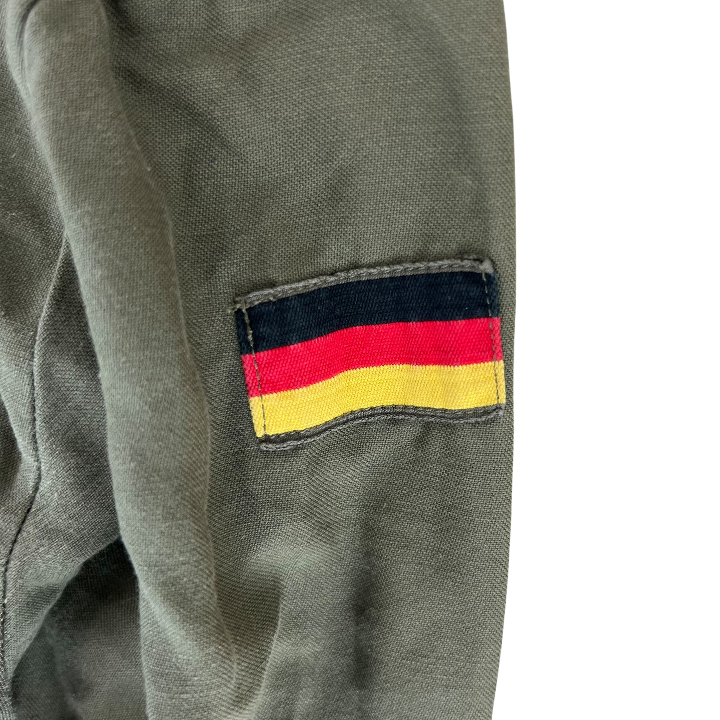 German Army Olive Green Long Sleeve Field Shirt - Large GrNr4