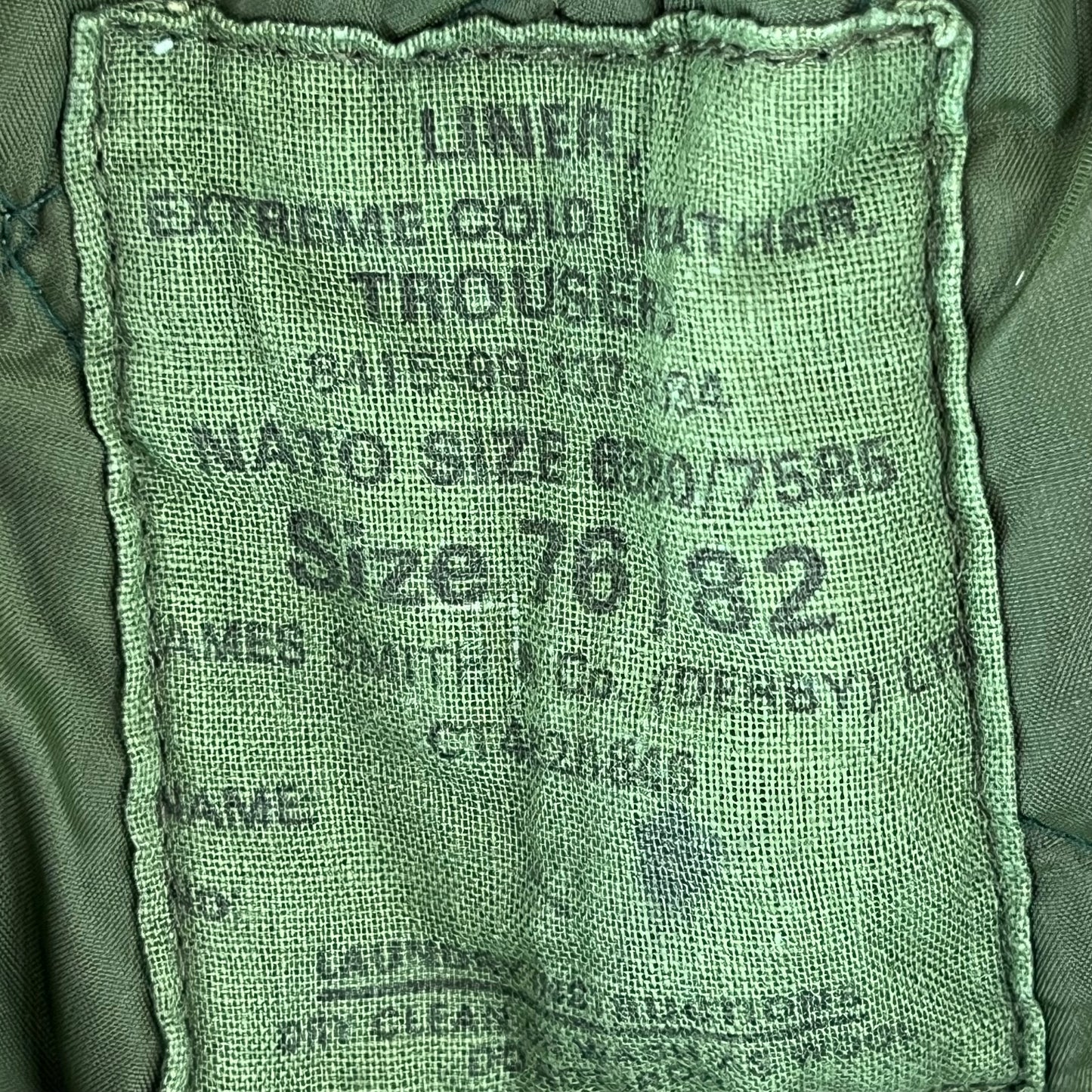 British Army Extreme Cold Weather Trouser Liner - W31 L23