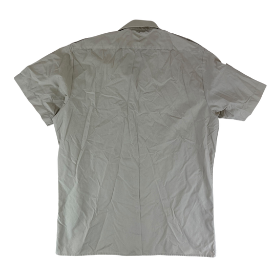 British Army Mens Fawn Shirt Short Sleeve - X Large