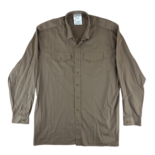 British Army Khaki Long Sleeve Shirt