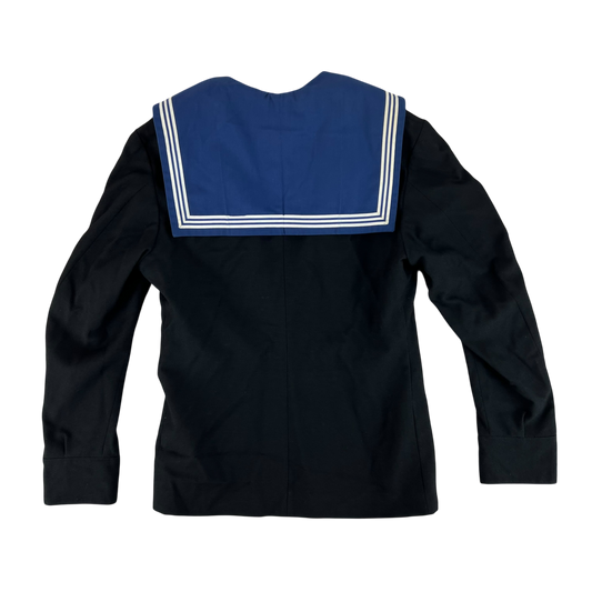 British Royal Navy 80s Class II Jumper Sailor's Top - Medium