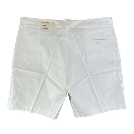 British Merchant Navy 50s Tropical White Shorts - W42