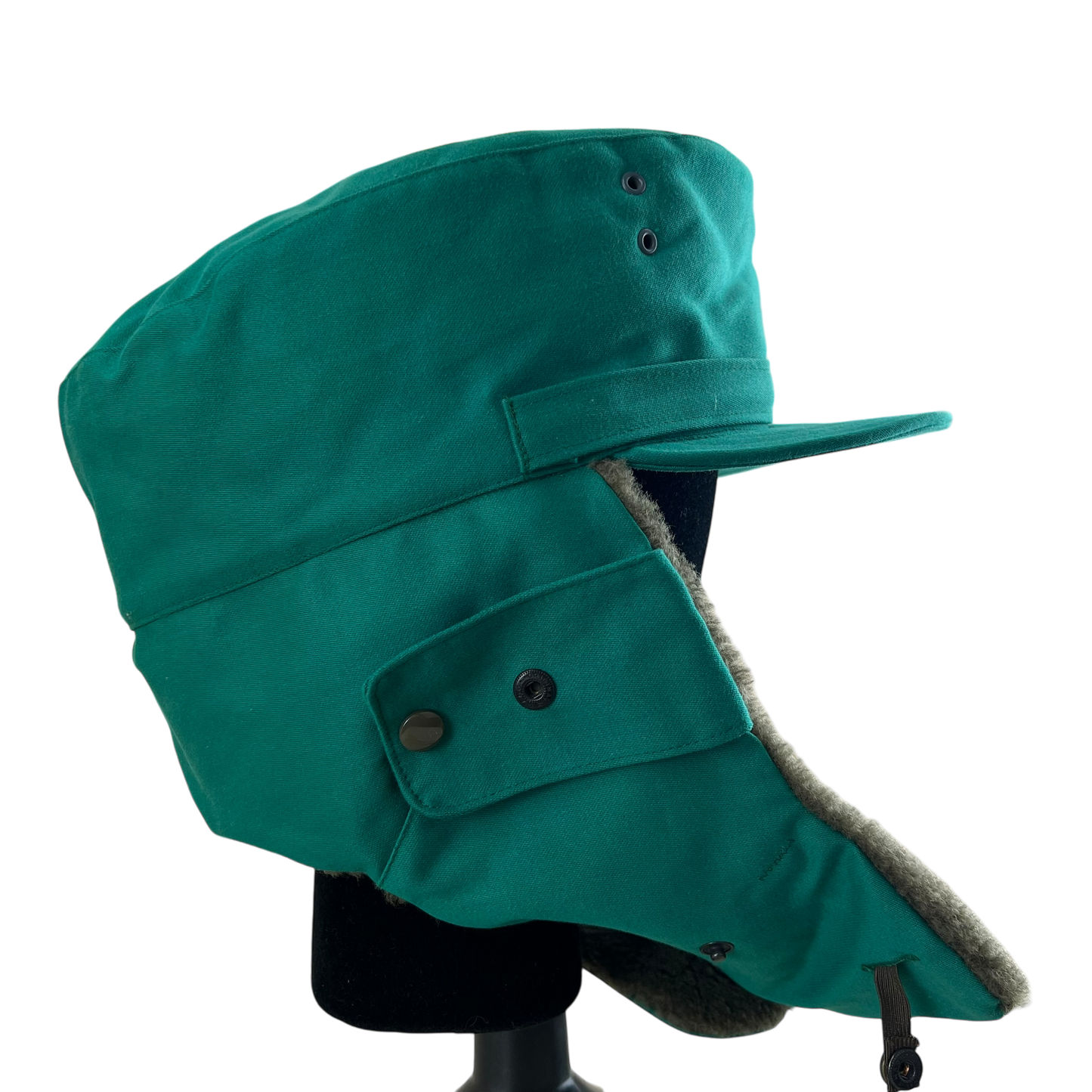 Austrian Army Green Cold Weather Winter Trapper Cap - Medium 58cm