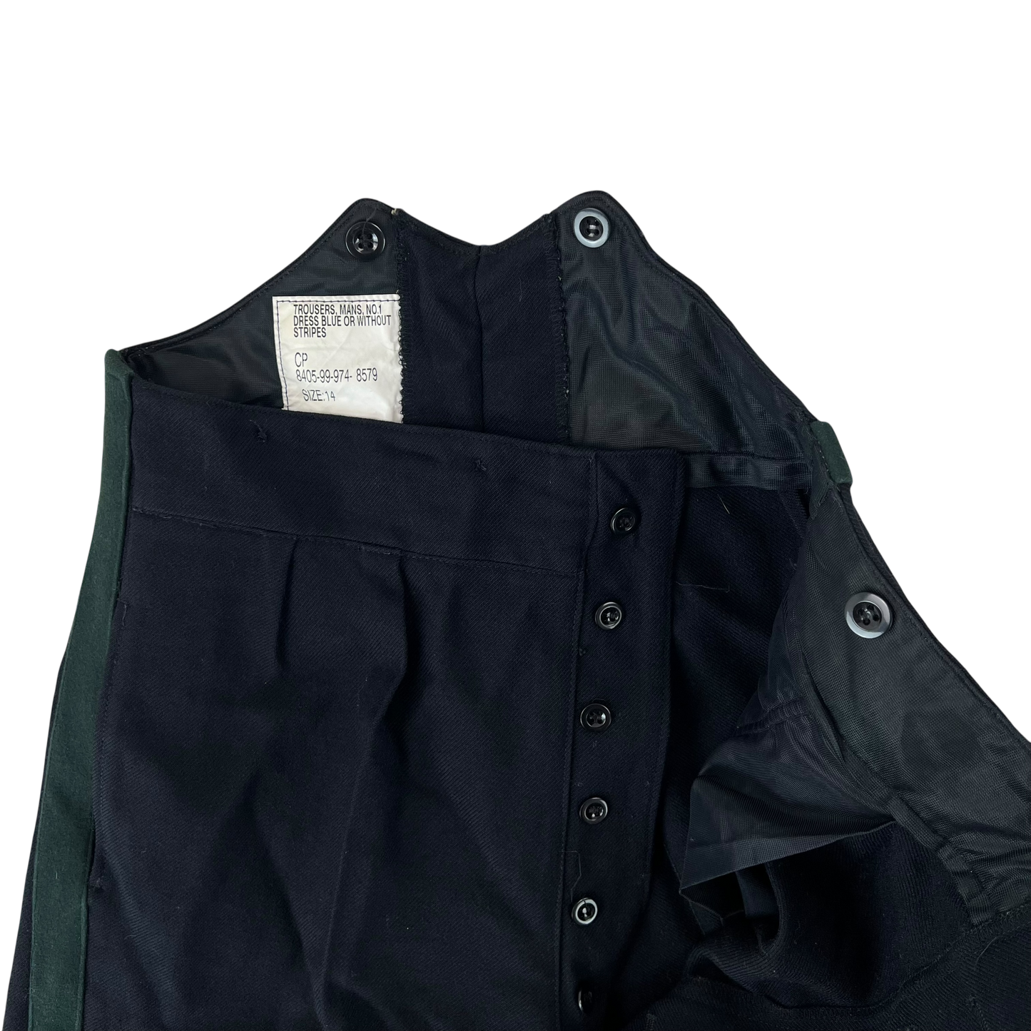 British Army No1 Blues Dress Trousers - Light Infantry / Rifles - W32 L27.5