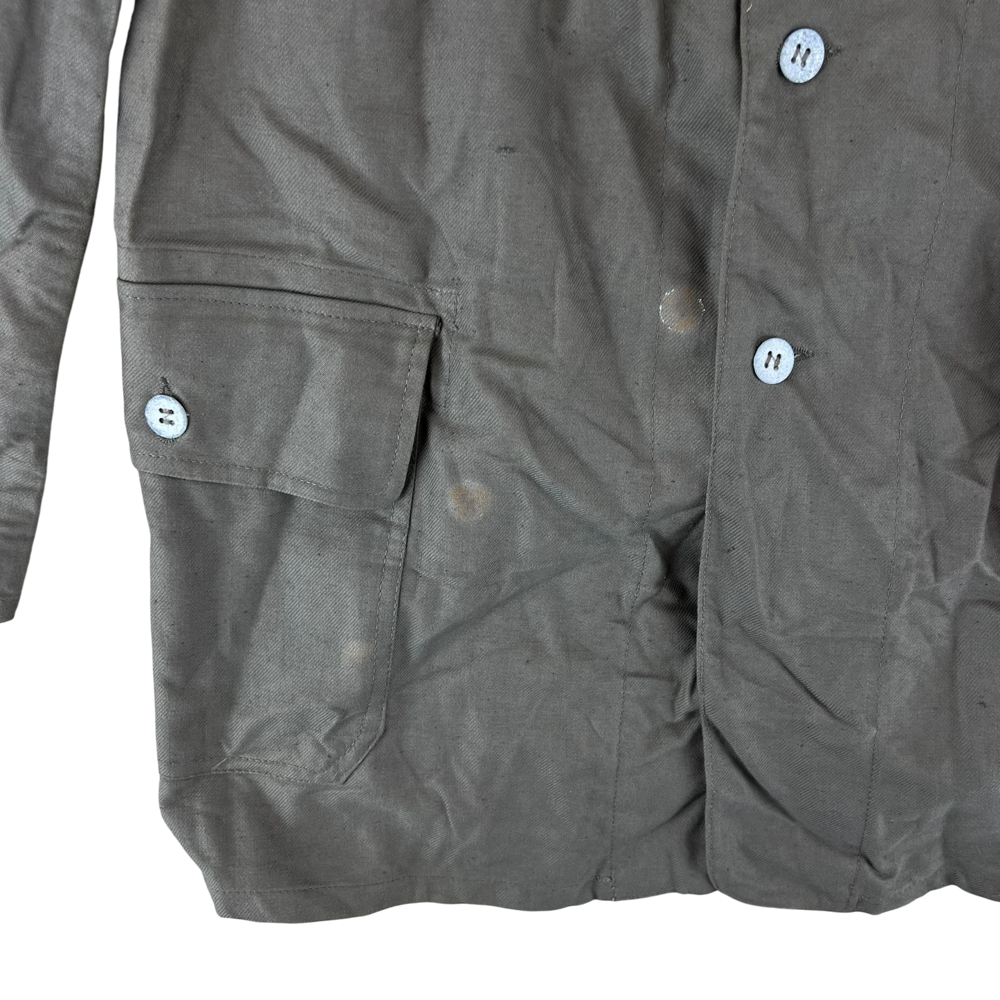 Swedish Army M40 "Grötrock" Brown Work Jacket - Medium