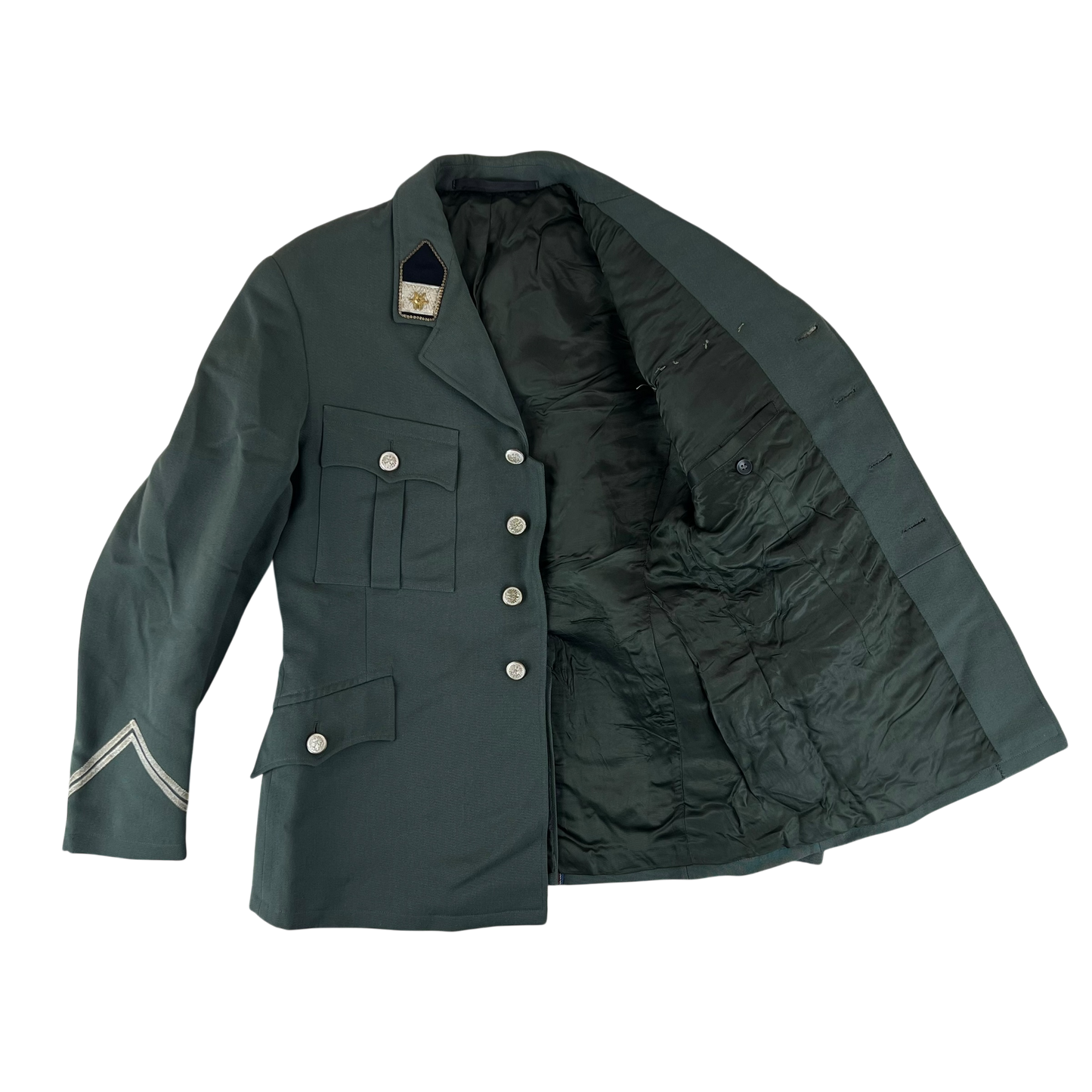 Austrian Army 1970's Grey Dress Jacket - Armoured Corps - Medium