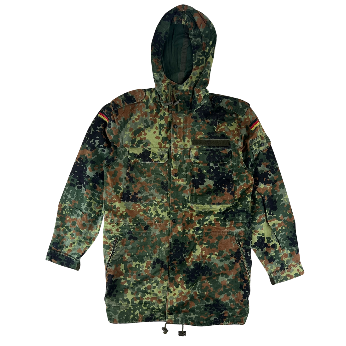 German Army Flecktarn Camouflage Combat Parka - Large GrNr 12