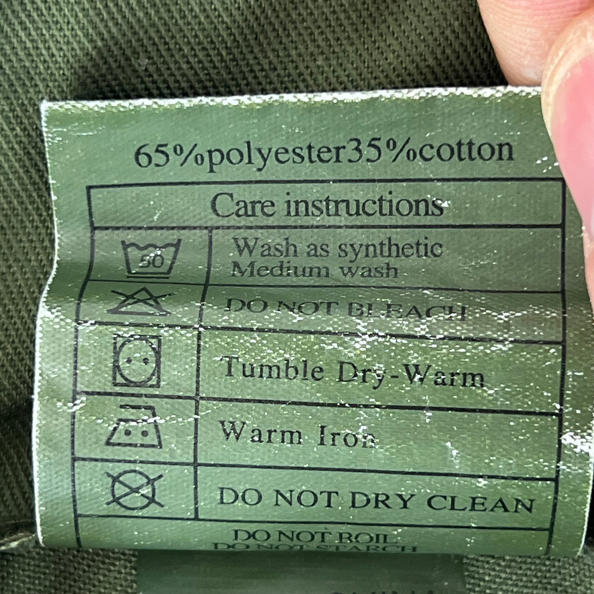 British Army Olive Green Fatigue Work Trousers - W31 L32