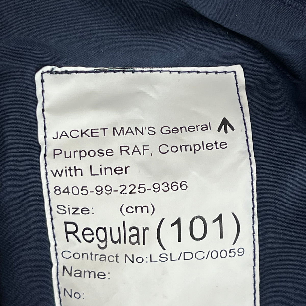 British RAF GP Bomber Jacket w/ Thermal Liner - Medium 101R