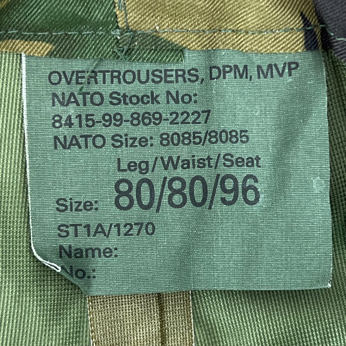 British Army Woodland DPM Camouflage MVP Waterproof Trousers Shorts - W32-36