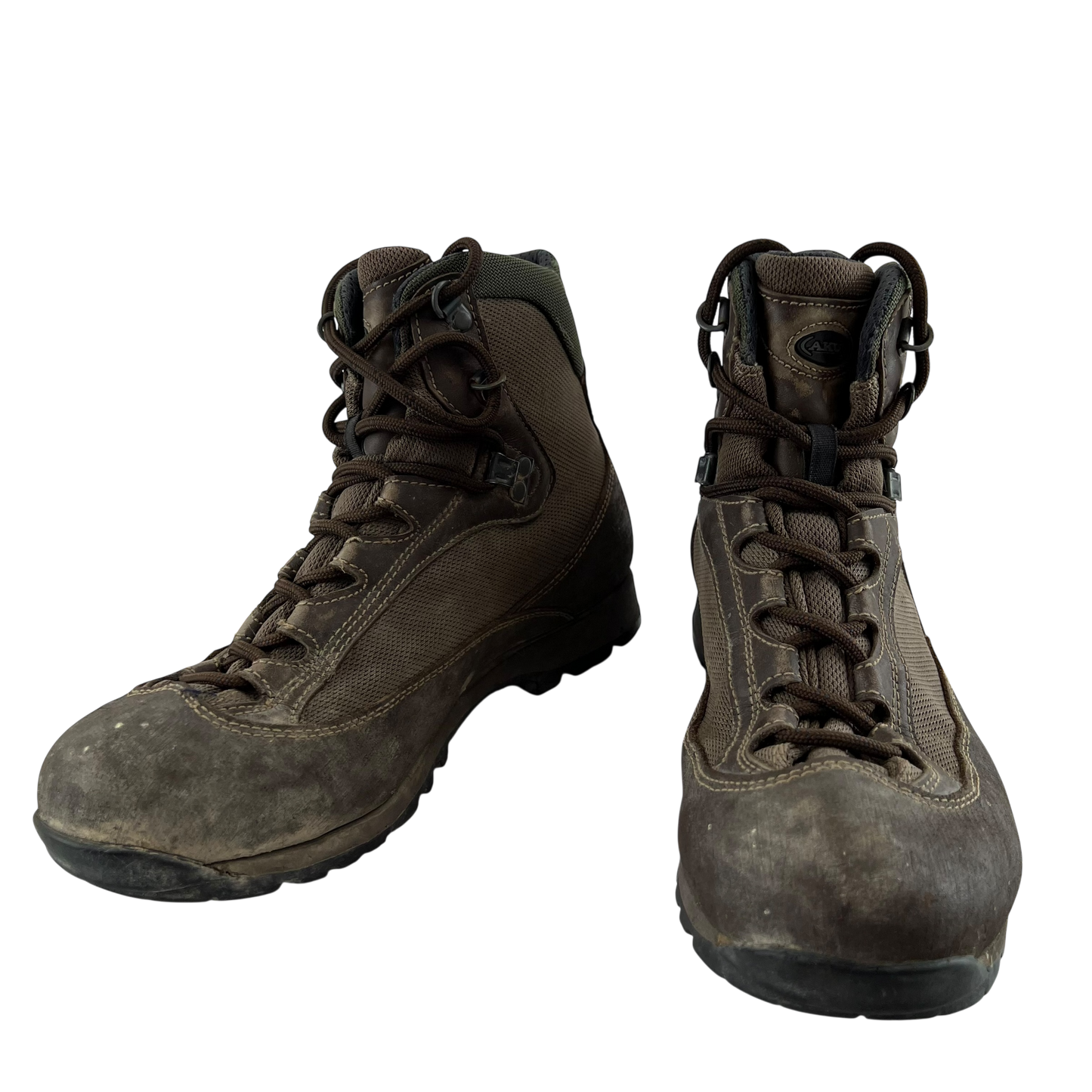 British Army AKU Brown Combat Boots - Size 8M