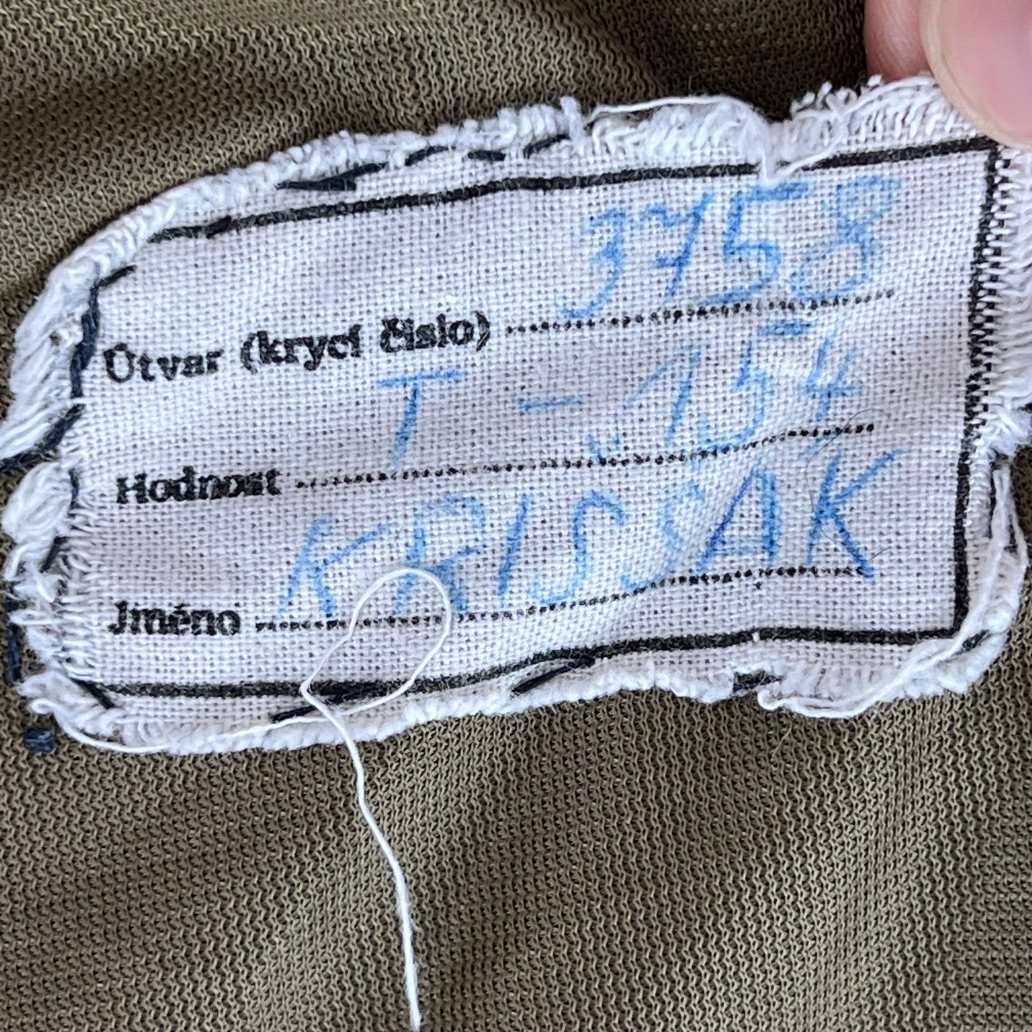 Czech Army Olive Green Jacket - Medium