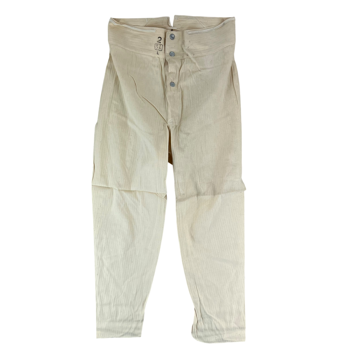 Finnish Army WW2 Medical Pyjama Bottoms - W33 L29.5