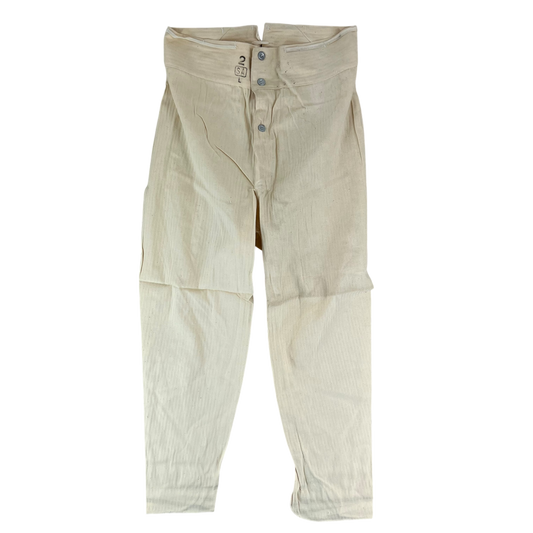 Finnish Army WW2 Medical Pyjama Bottoms - W33 L29.5