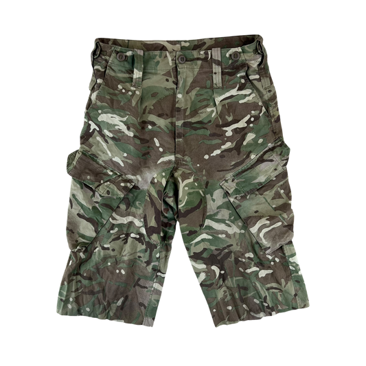 British Army MTP Camouflage Field Tailored Combat Shorts - W33