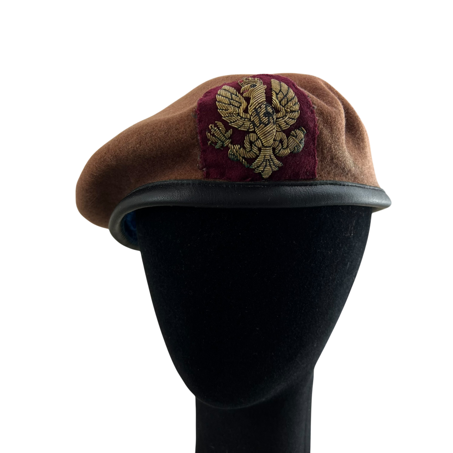 British Army Beret w/ Patch - King's Royal Hussars - Medium