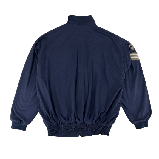 British Army / Tri-Services Navy Blue PTI Tracksuit Top Jacket - Large