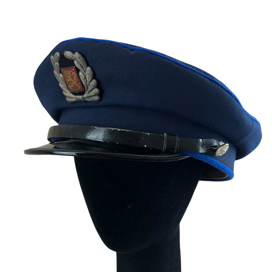 Finnish Police Dress Cap w/ Badge - Medium / Large