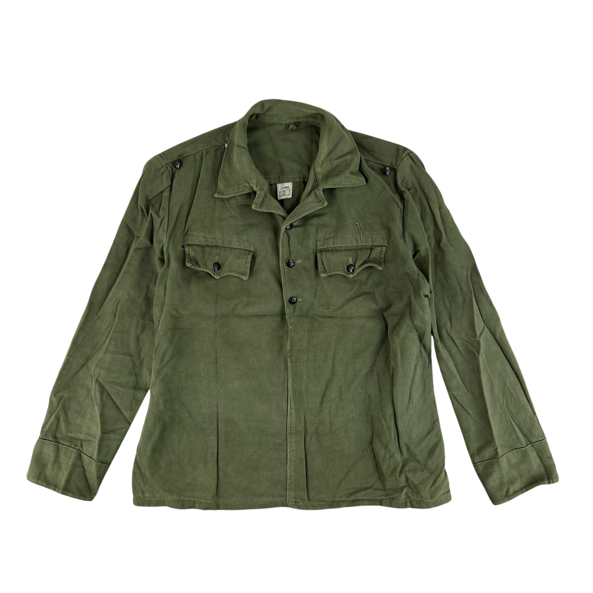 Bulgarian People's Army Olive Green Cossack Shirt - Large