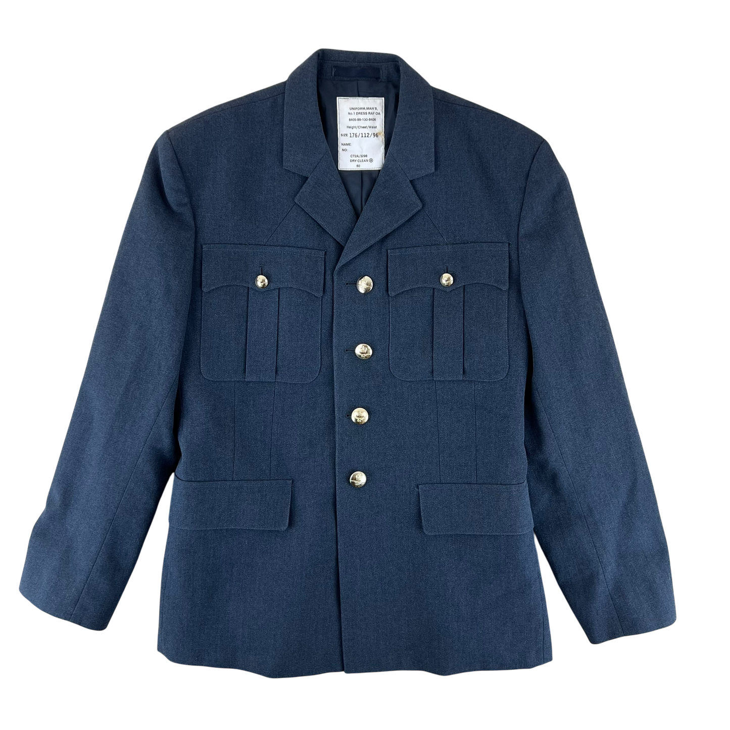 British Air Force RAF No. 1 O.A. Dress Jacket - Large 172/112