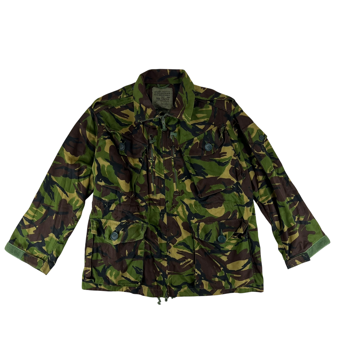British Army 84 Pattern Woodland DPM Camo Combat Smock - Large 170/112