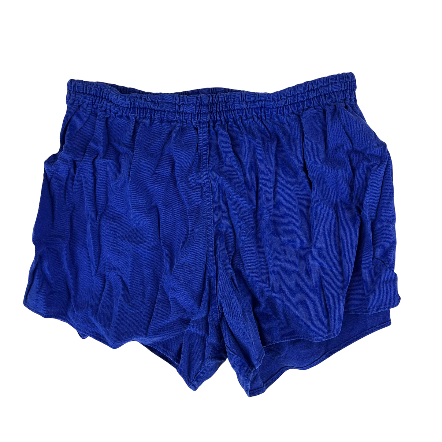 West German Army Cotton PTI Blue Swim Shorts - XX Small
