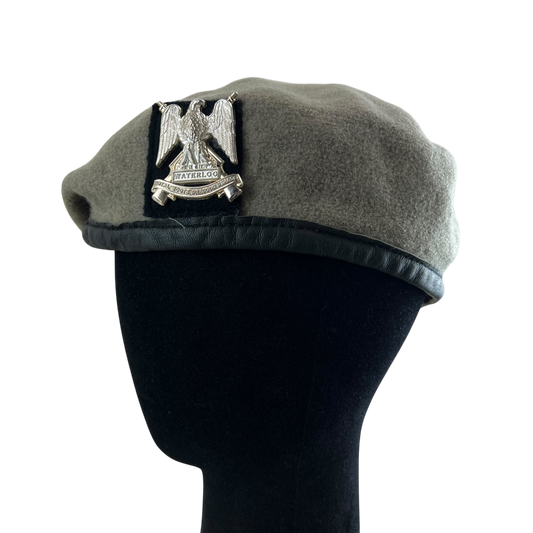 British Army Beret w/ Badge - Royal Scot's Dragoon Guard - Small 56cm