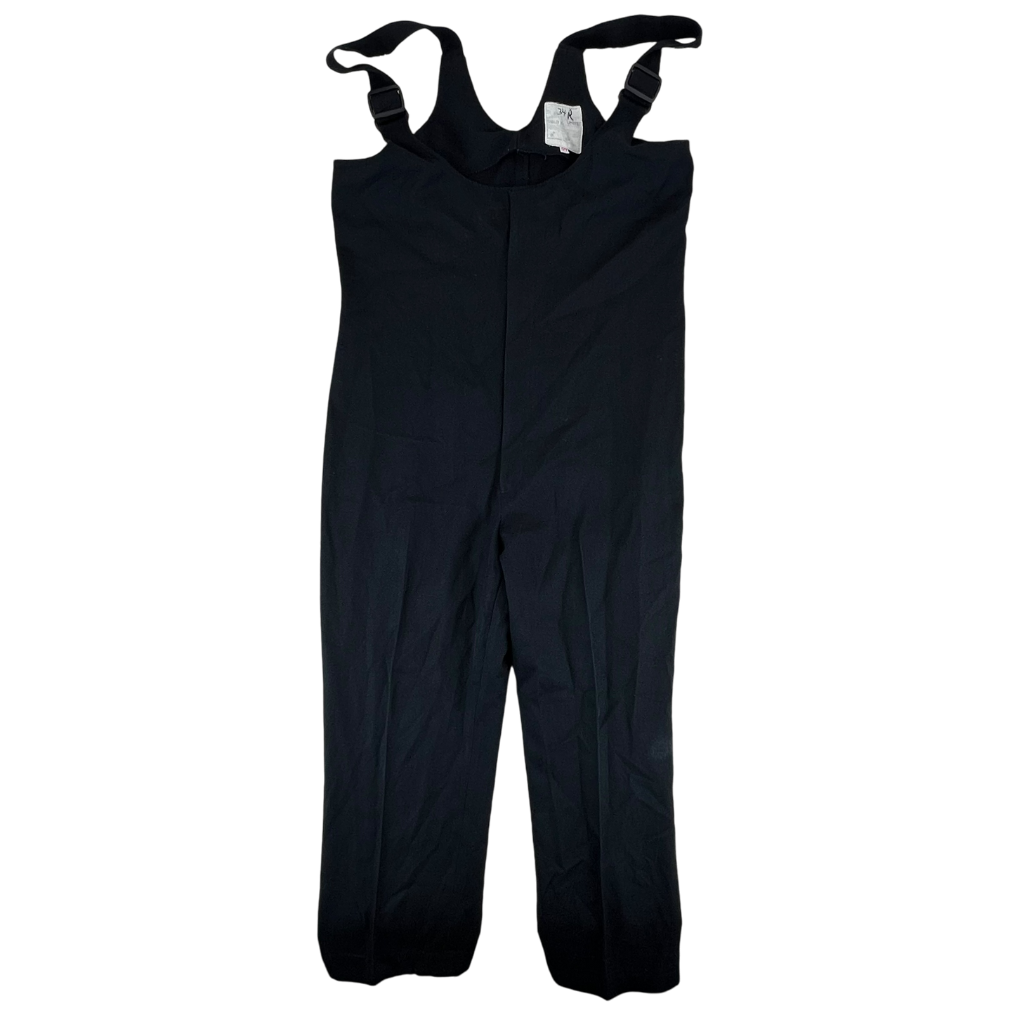 British Army / Police MoD Black Bibbed Overalls - W42 L28
