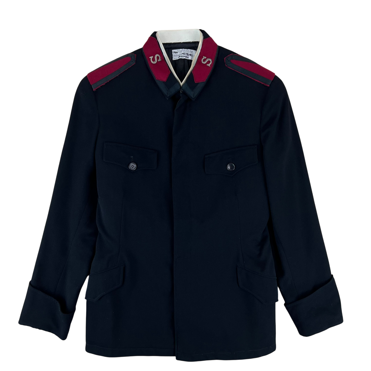 Finnish Salvation Army Black Ceremonial Dress Jacket - Medium