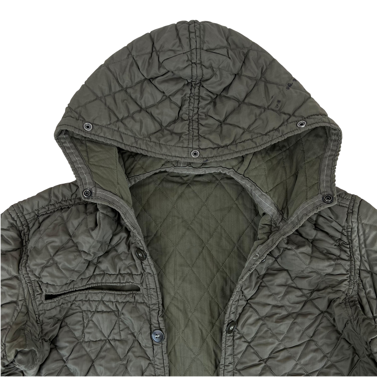 German Army Khaki Thermal Parka Liner - Medium