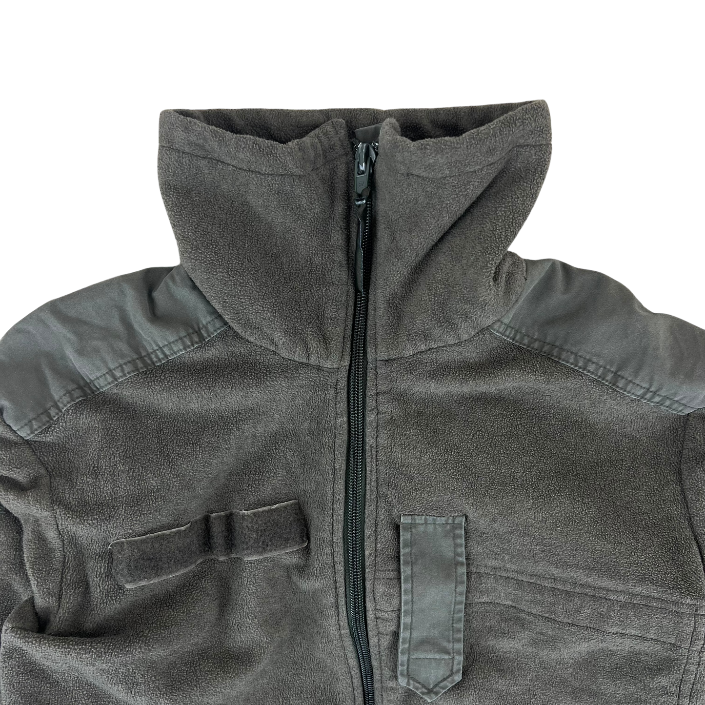 Austrian Army Olive Fleece Cardigan - Small 88-92 III/IV